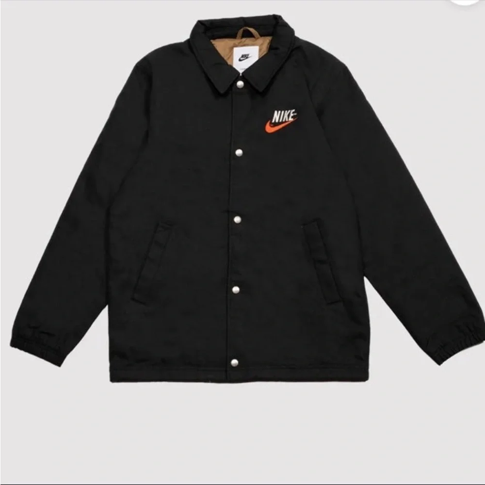 Nike Trend Embroidered‎ Logo Therma Fit Canvas Jacket XS Dark Blue DM5275